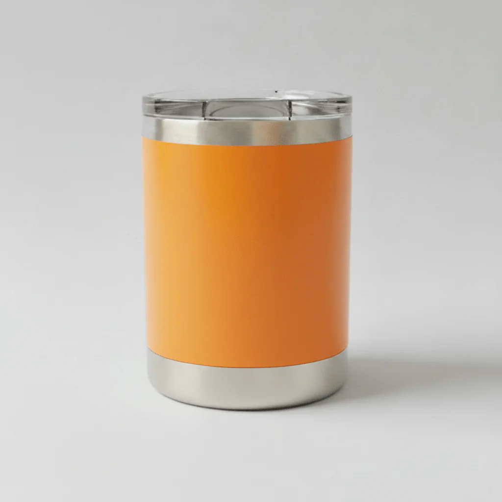 10oz Lowball Tumbler - Orange