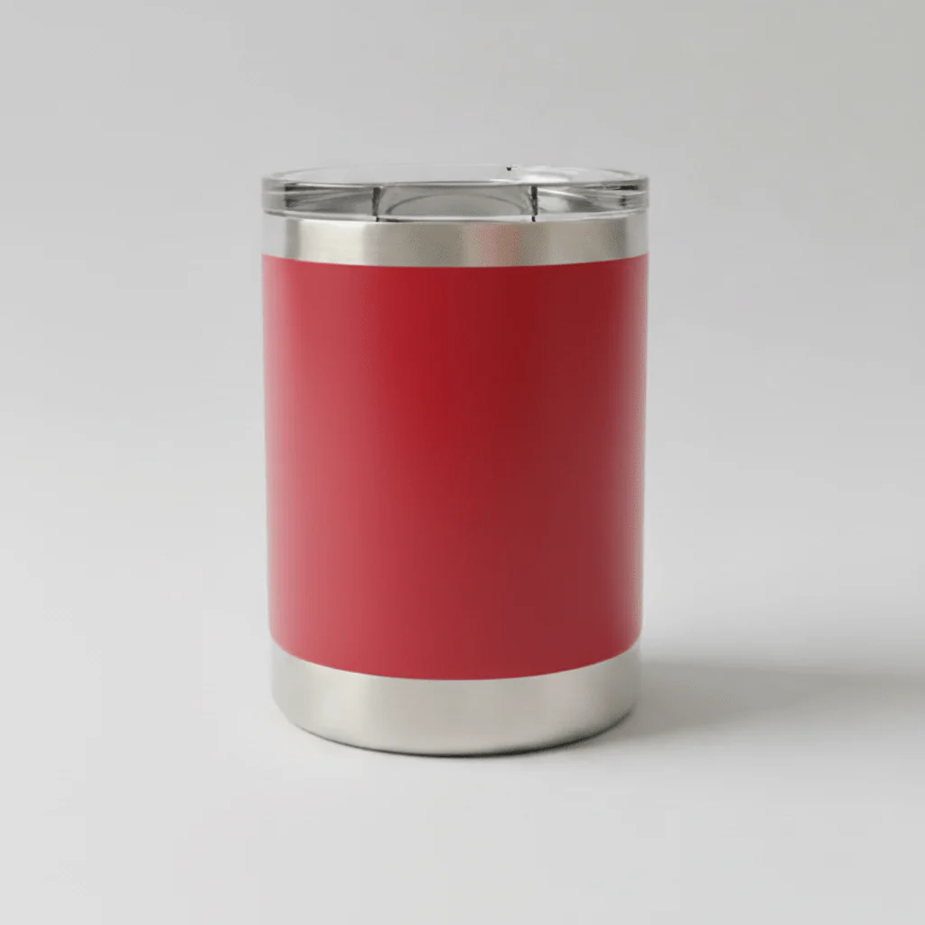 10oz Lowball Tumbler - Red