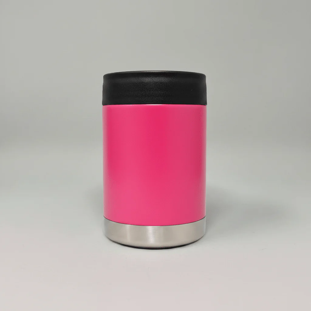 12oz Can Cooler - Hot Pink