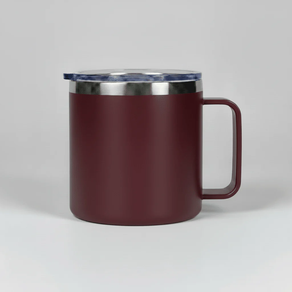 14oz Camping Mug - Maroon