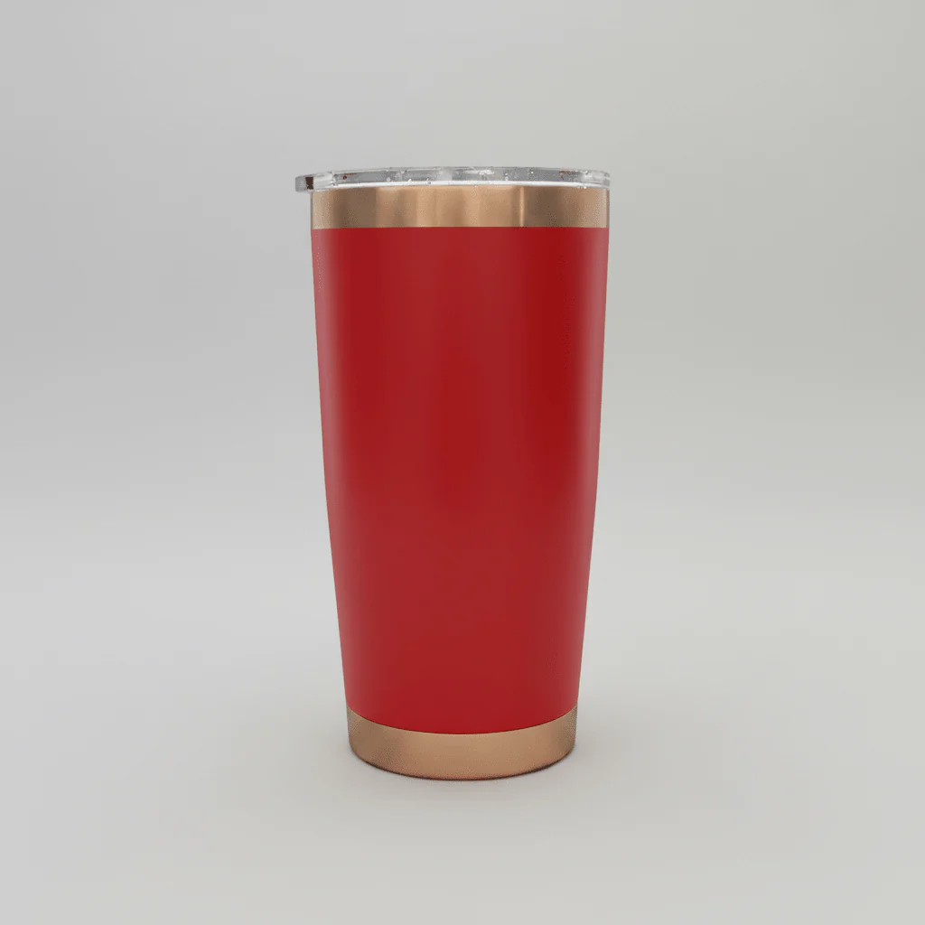 20oz Copper Plated Tumbler - Red