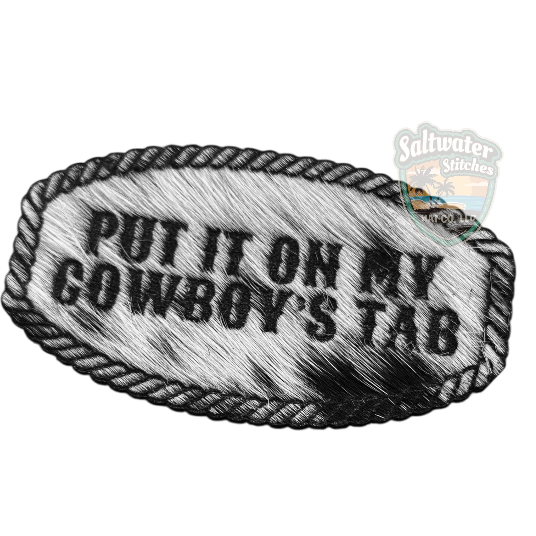 Put it on my cowboy's tab