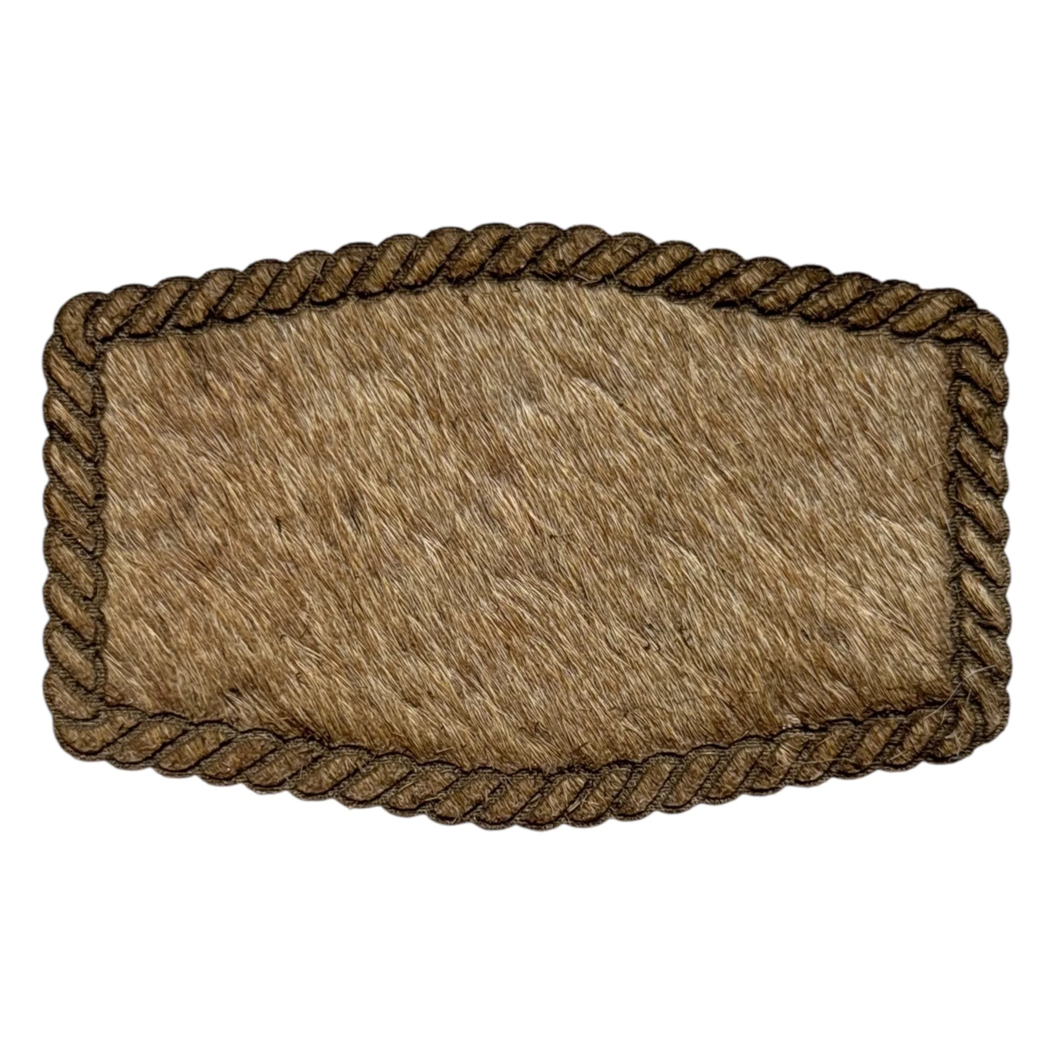 Rounded Hexagon with Rope Border
