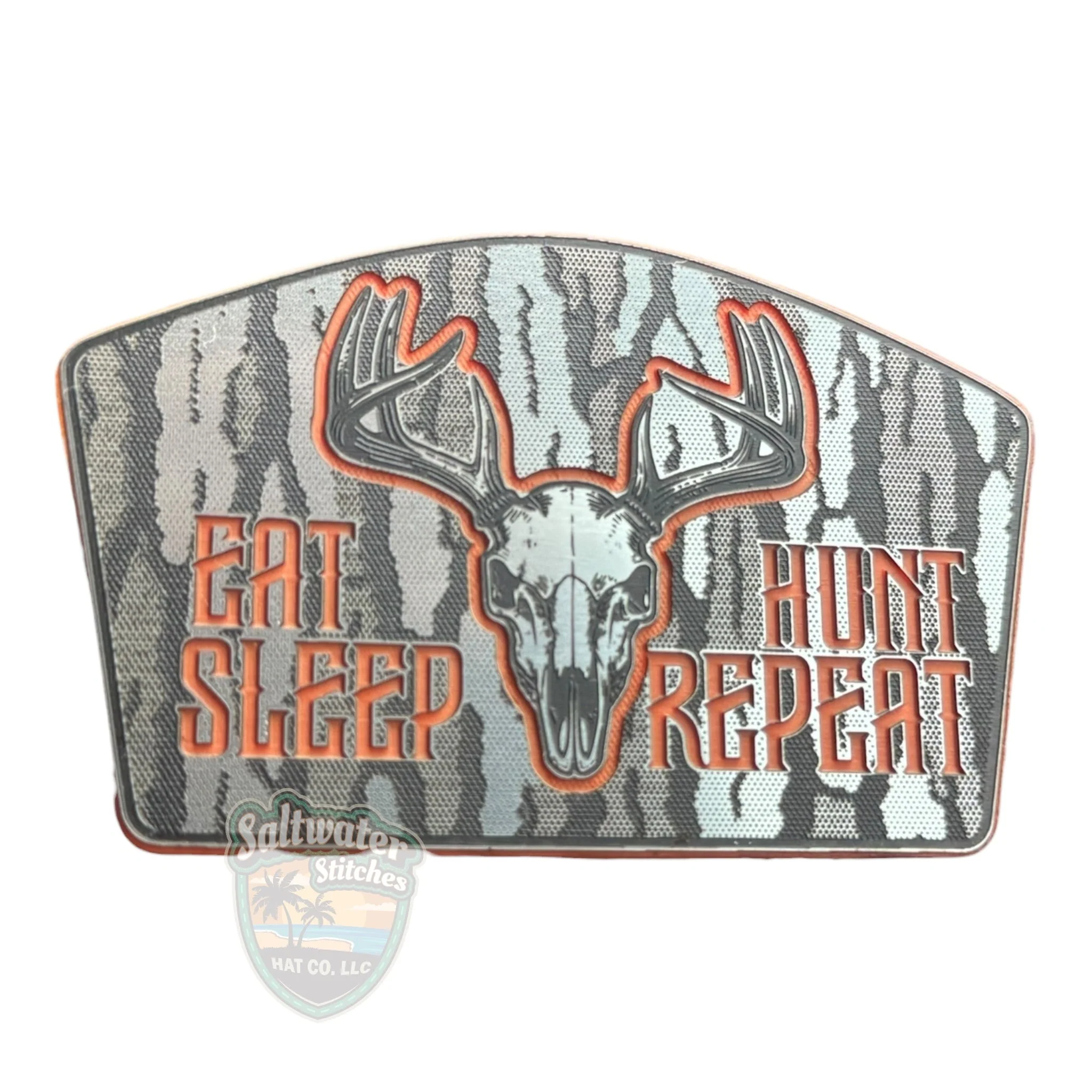 Eat Sleep Hunt Repeat trilayer acrylic