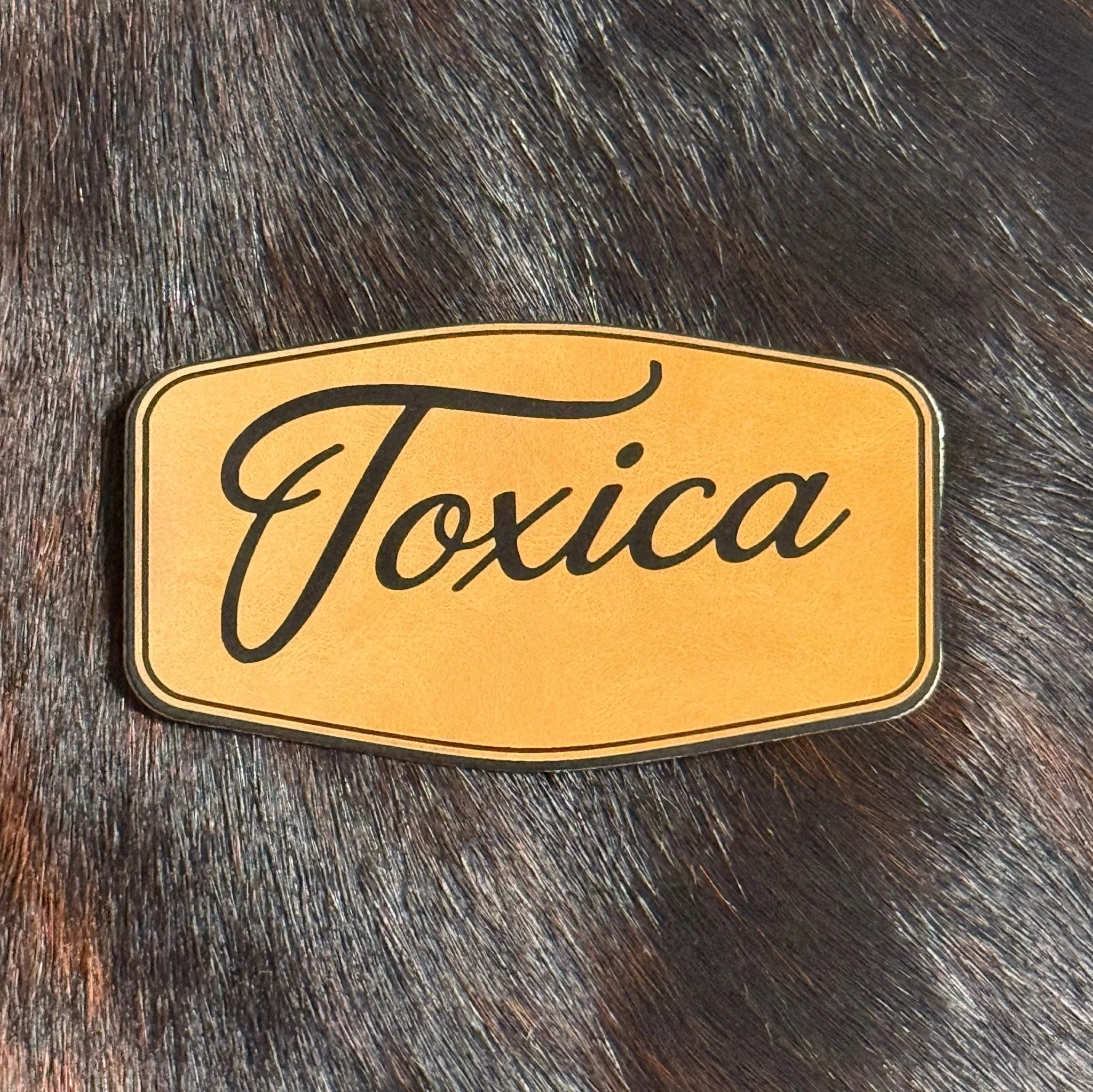 Engraved Toxica Patch