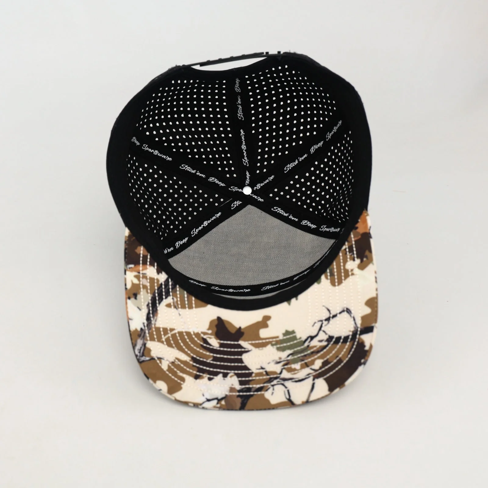 green front with leaf camo and black back - Image 2