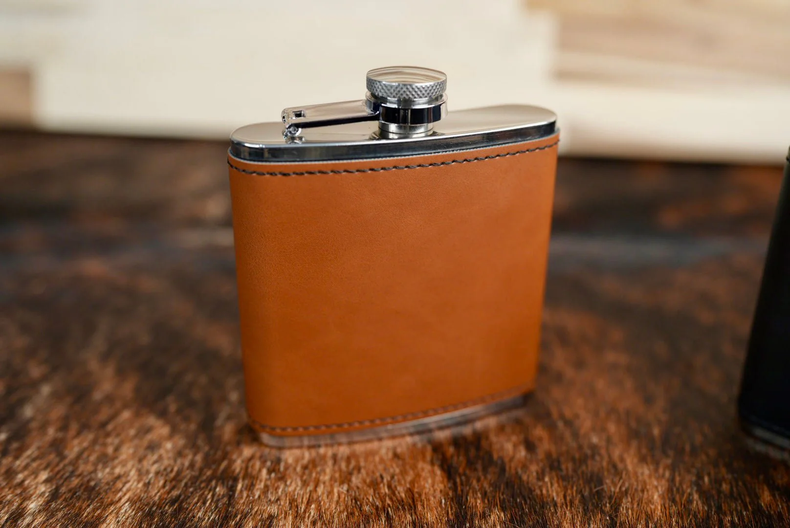 6oz. Hip Flasks: Heritage Collection Premium Leatherette® - Image 3
