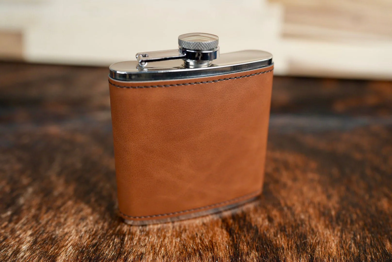 6oz. Hip Flasks: Heritage Collection Premium Leatherette® - Image 5