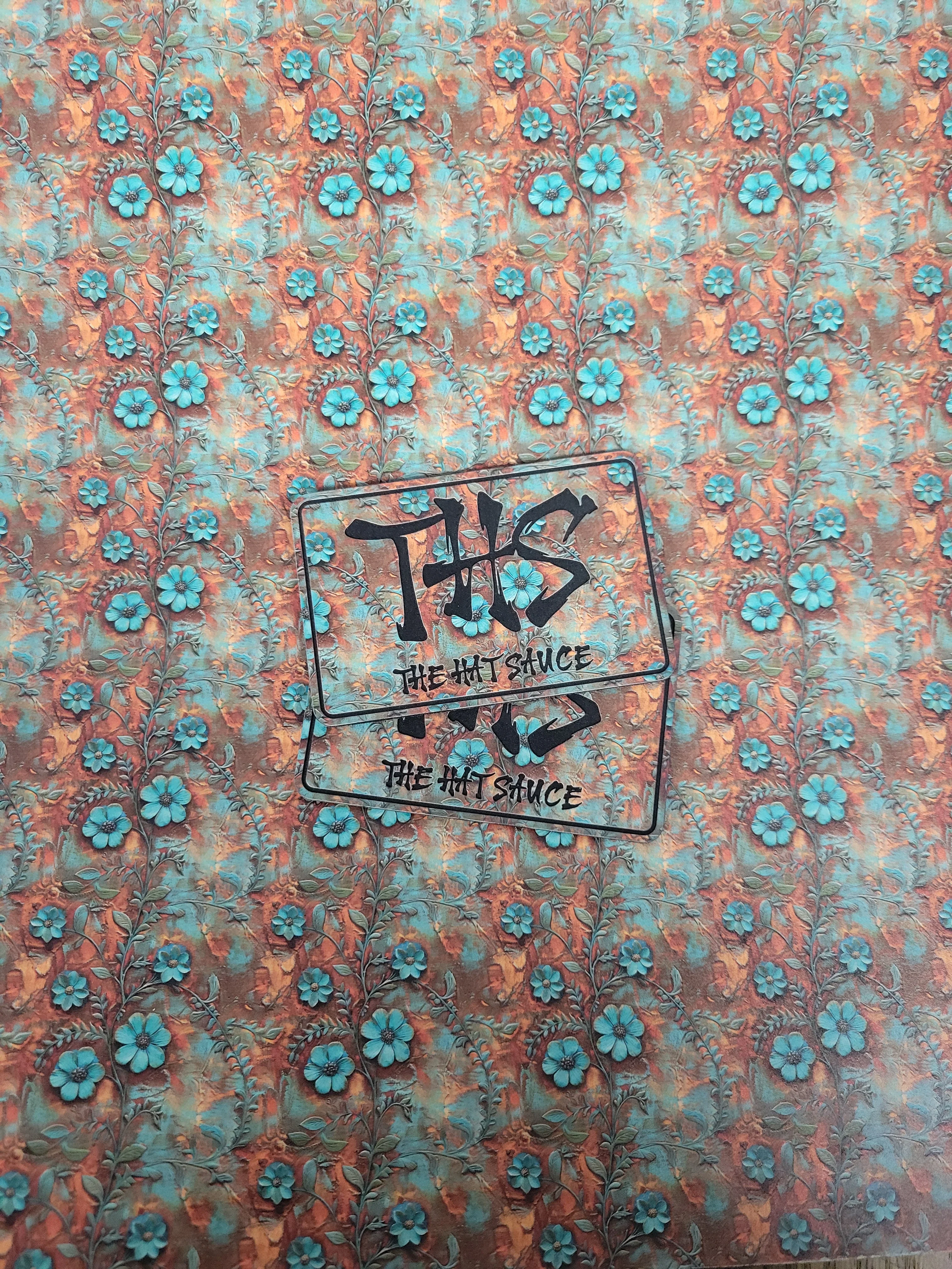 Lonestar Leatherette UV Printed Floral Patina Pattern - Image 2