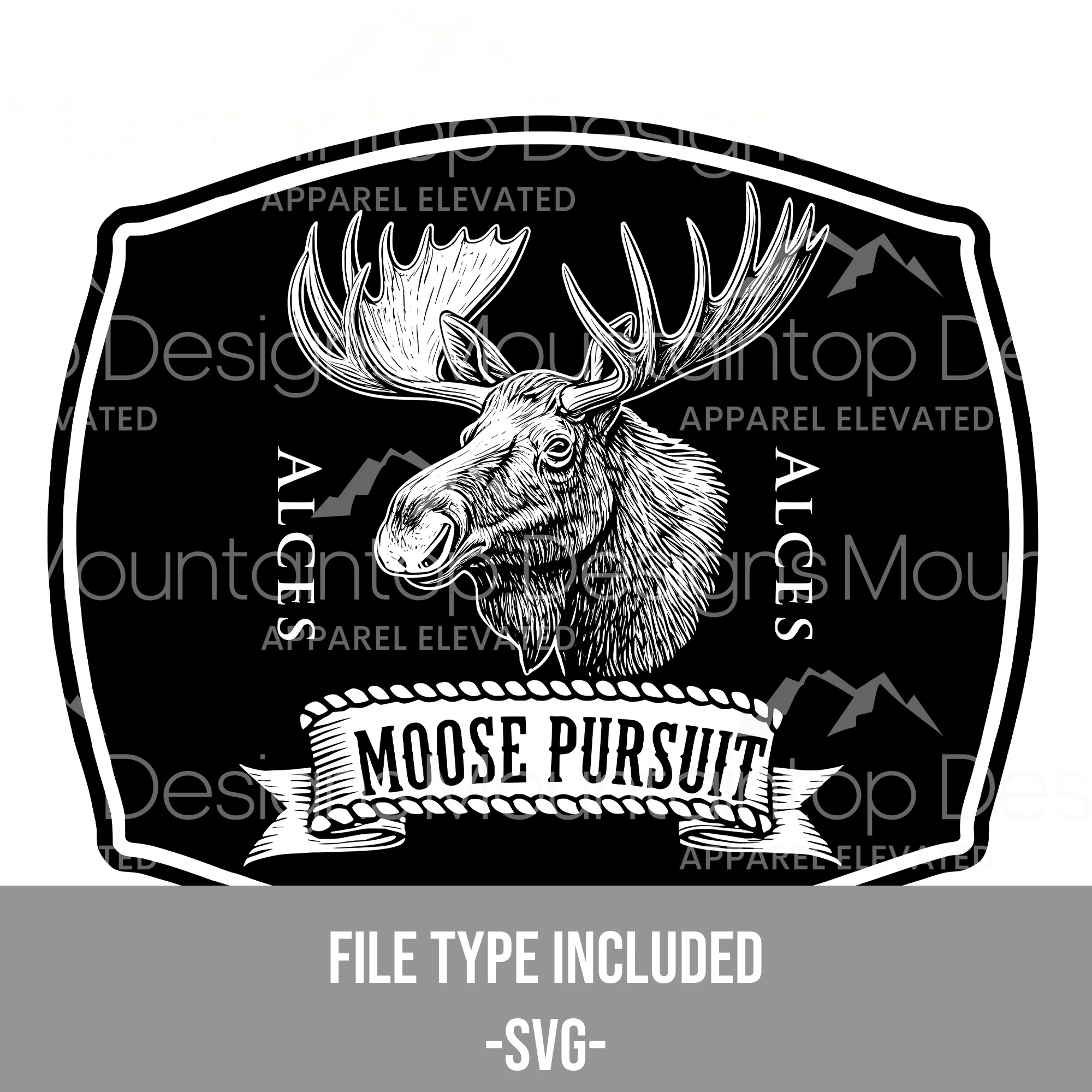 Moose Pursuit SVG