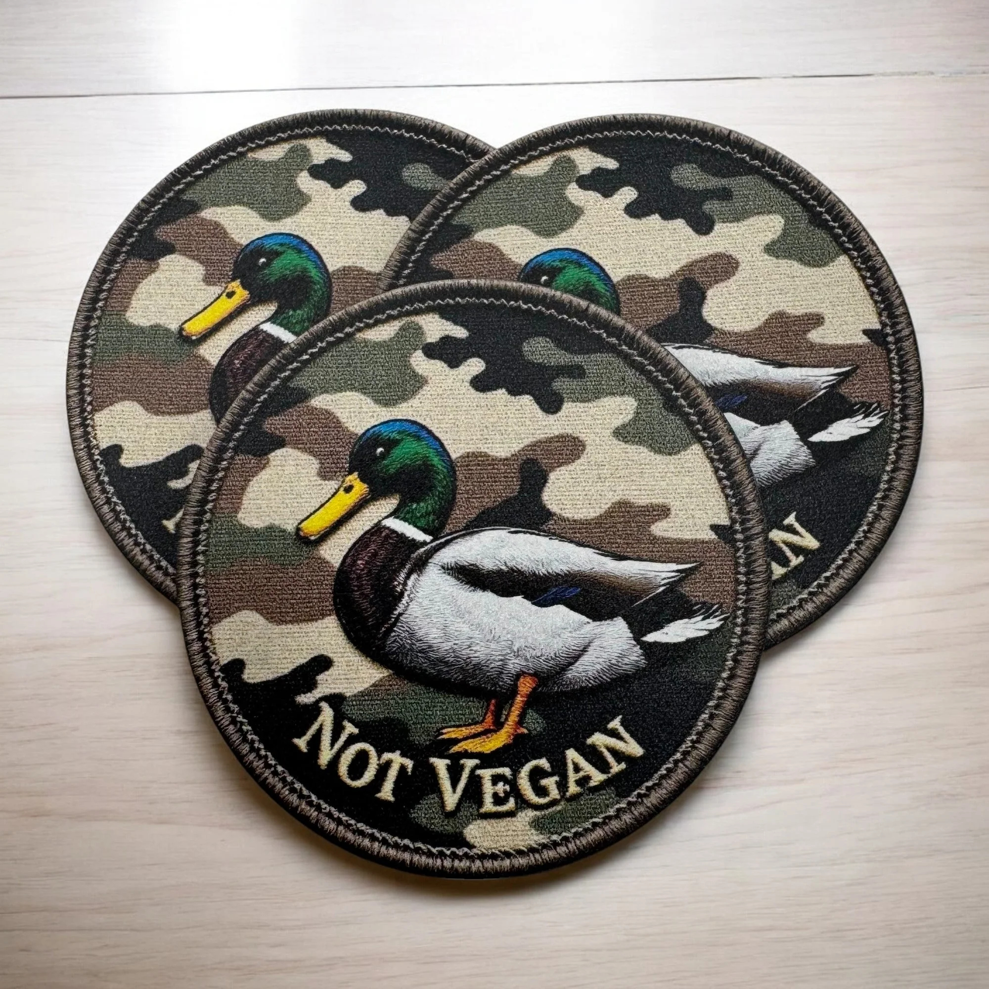 Not Vegan - UV Printed Patch - Image 6