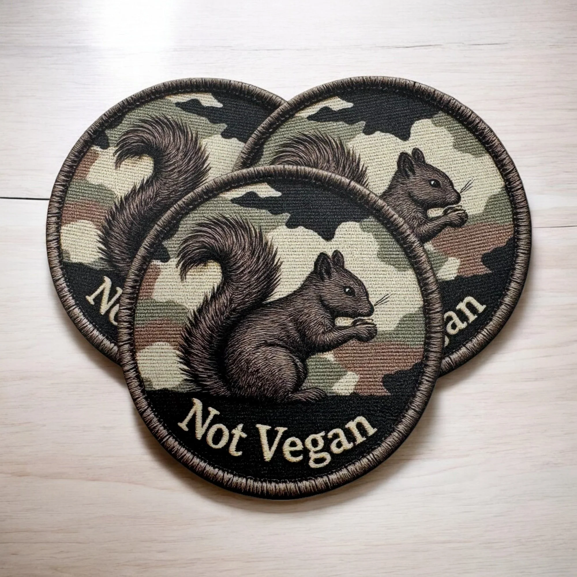 Not Vegan - UV Printed Patch - Image 7