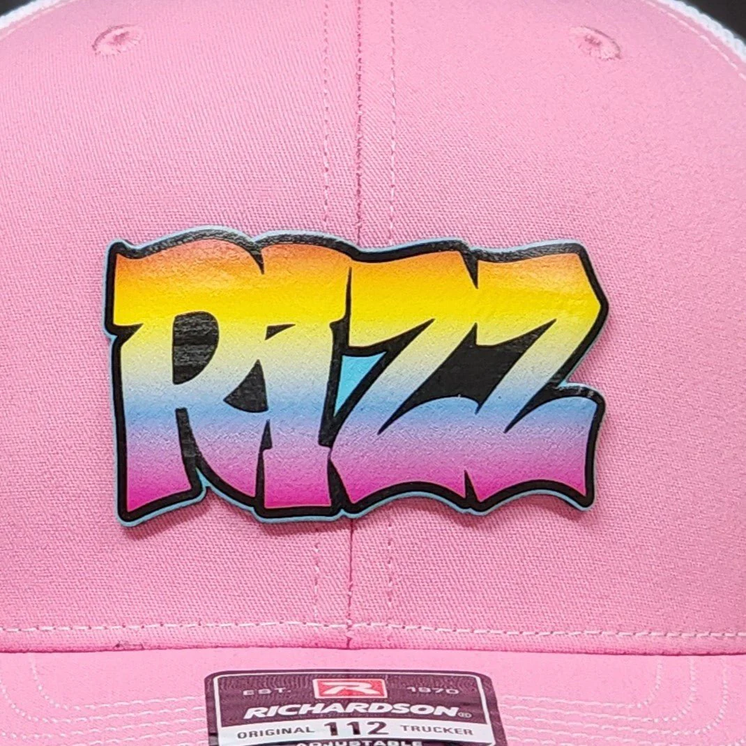 RIZZ Street Style UV Printed Leatherette Hat Patch - MR01
