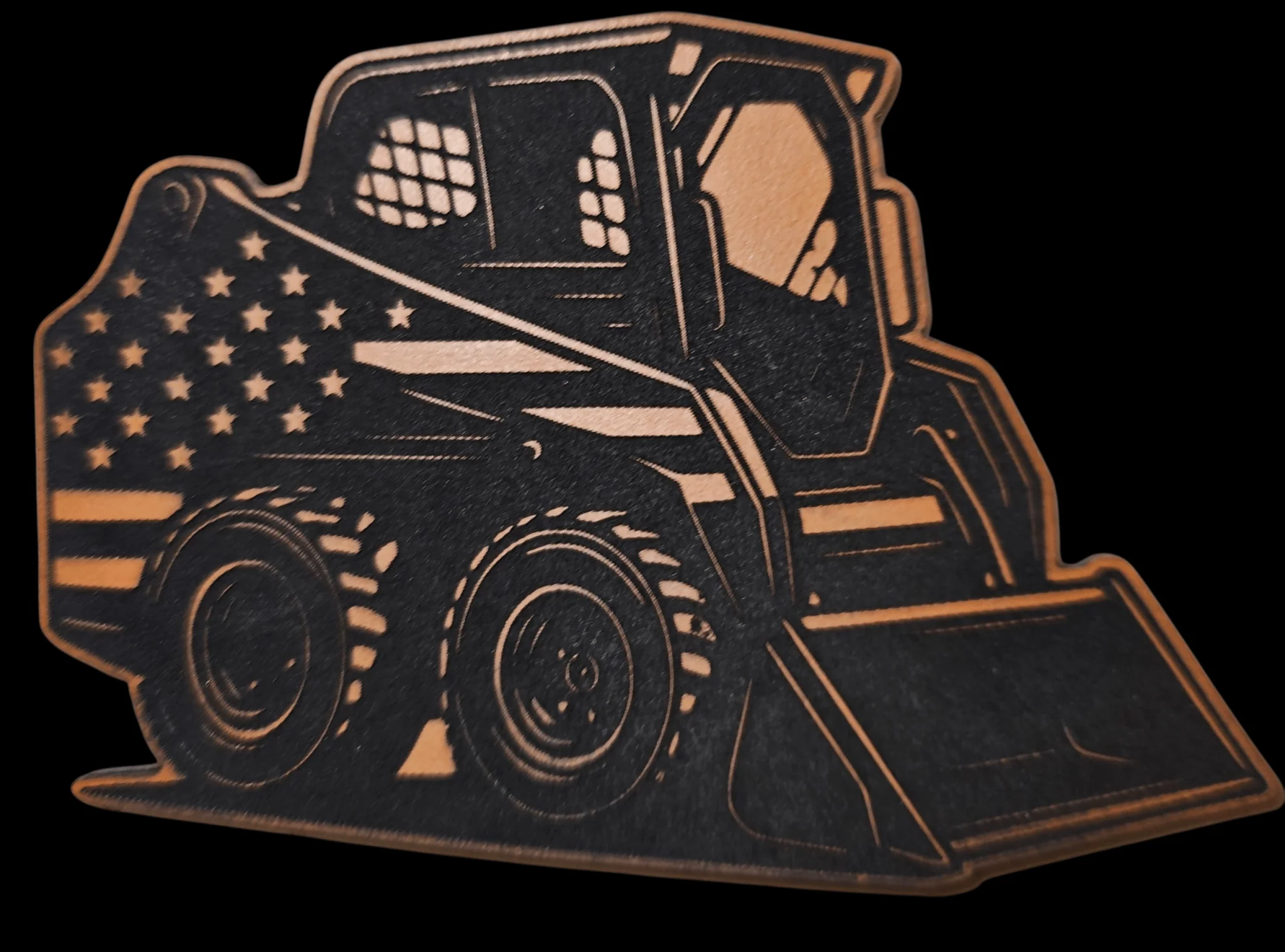 Skid Steer American Flag Digital File