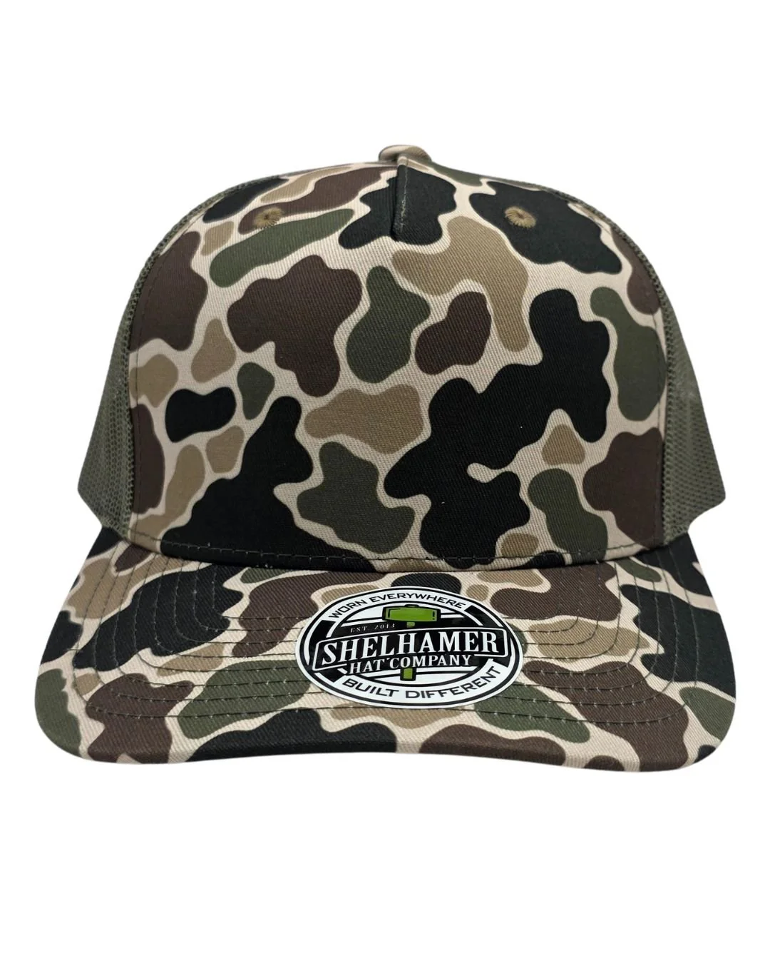 Swamp Duck Original Camo & Olive 5-Panel Classic - Image 2