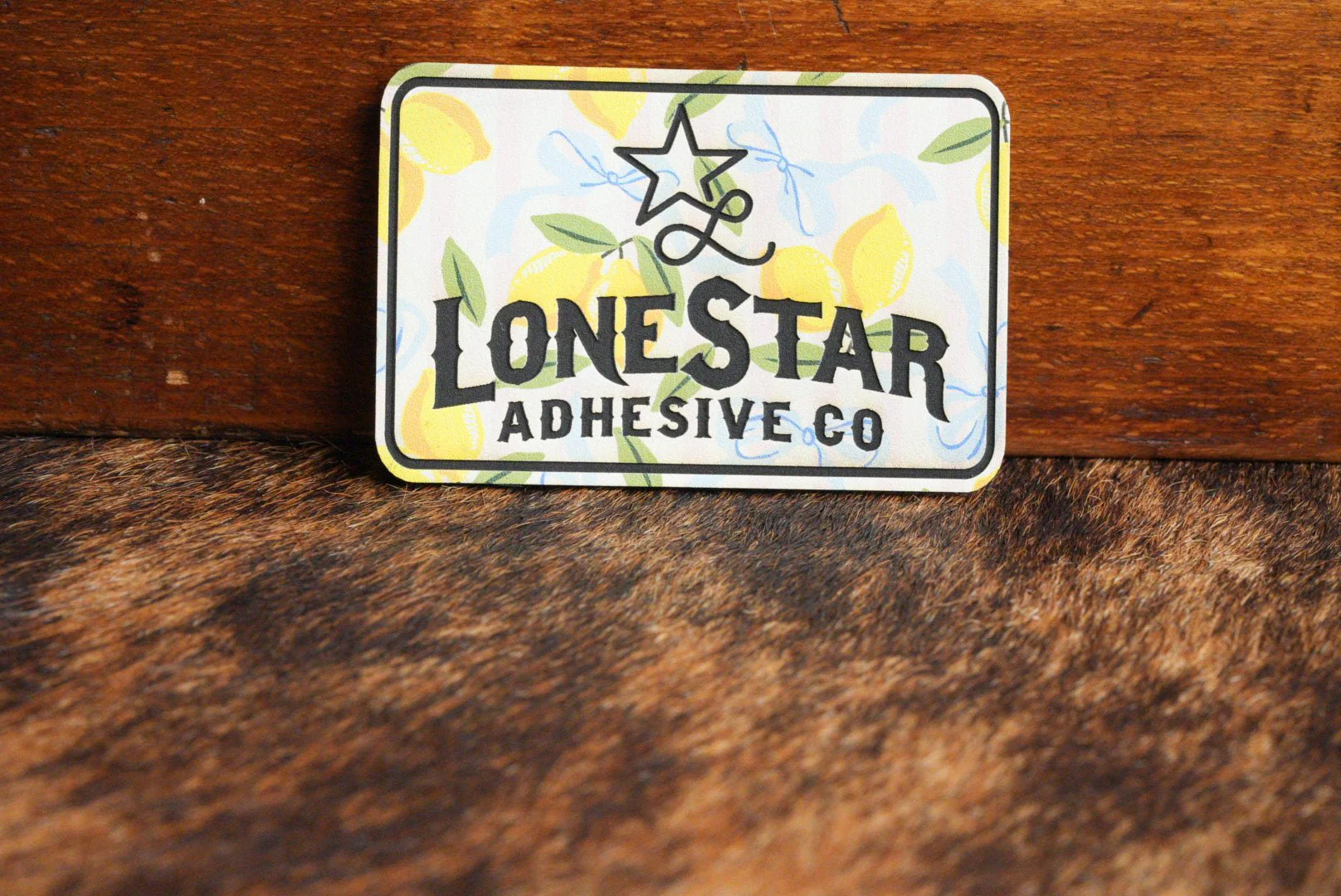UV Printed Premium Leatherette® Sheets (12x24) - Lemons & Bows