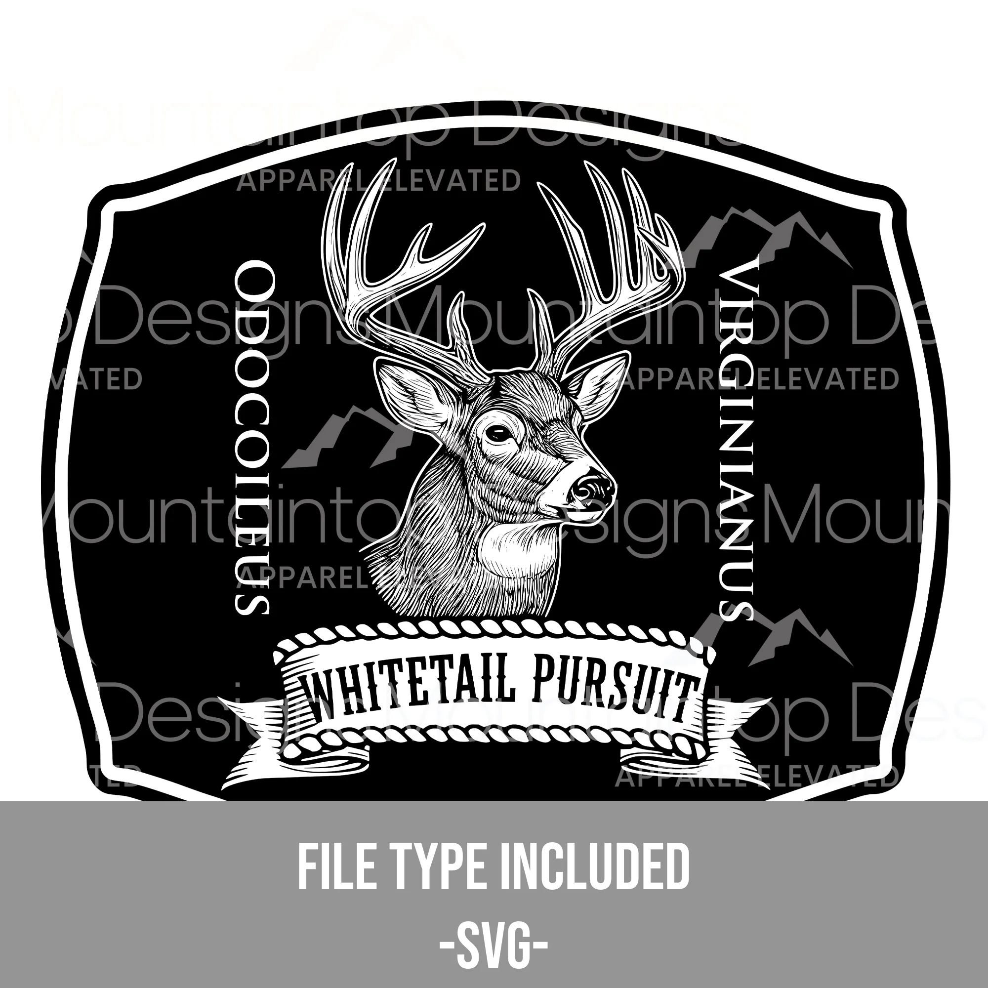 Whitetail Pursuit SVG